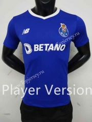 Player Version 2022-2023 Porto 2nd Away Blue Thailand Soccer Jersey AAA-2273