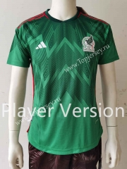 Player Version 2022-2023 Mexico Home Green Thailand Soccer Jersey AAA-807
