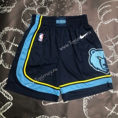 Memphis Grizzlies Navy Blue NBA Shorts-311