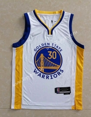 2022-2023 Hot-press Golden State Warriors White #30 NBA Jersey-815