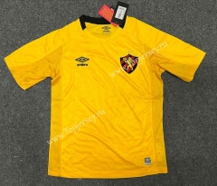 2022-2023 Sport Recife Goalkeeper Yellow Thailand Soccer Jersey AAA-GB