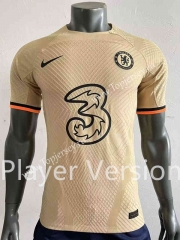 Player Version 2022-2023 Chelsea Away Yellow Thailand Soccer Jersey AAA-518