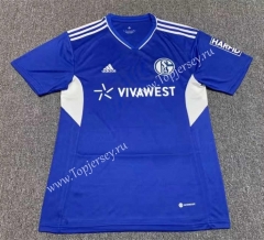 2022-2023 Schalke 04 Home Blue Thailand Soccer Jersey AAA-512