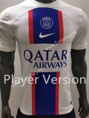 Player Version 2022-2023 Paris SG Away White Thailand Soccer Jersey AAA-518