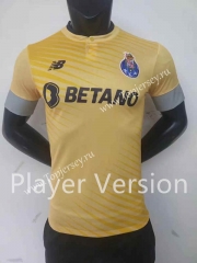 Player Version 2022-2023 Porto Away Yellow Thailand Soccer Jersey AAA-2273