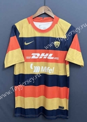2022-2023 Pumas UNAM Yellow&Orange Thailand Training Soccer Jersey AAA-9171