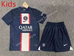2022-2023 Paris SG Home Blue Kid/Youth Soccer Uniform-GB