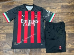 2022-2023 AC Milan Home Red&Black Soccer Uniform-709