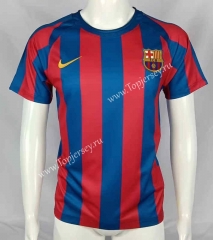 Retro Version 05-06 Barcelona Home Red&Blue Thailand Soccer Jersey AAA-503