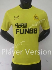 Player Version 2022-2023 Newcastle United Goalkeeper Yellow Thailand Soccer Jersey AAA-2273