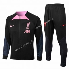 2022-2023 Liverpool Black Thailand Soccer Jacket Uniform-815