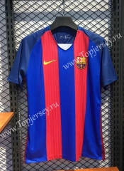 Retro Version 16-17 Barcelona Home Red&Blue Thailand Soccer Jersey AAA-2669