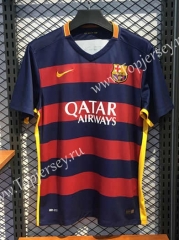 Retro Version 15-16 Barcelona Home Red&Blue Thailand Soccer Jersey AAA-2669