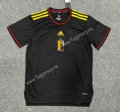 2022-2023 Belgium Away Black Thailand Soccer Jersey AAA-GB