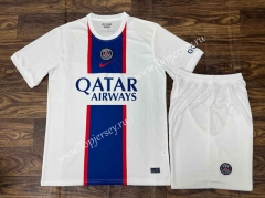 2022-2023 Paris SG Away White Soccer Uniform-709