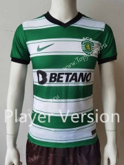 Player Version 2022-2023 Sporting Clube de Portugal Home White&Green Thailand Soccer Jersey AAA-807