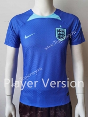 Player Version 2022-2023 England Blue Thailand Soccer Jersey AAA-807