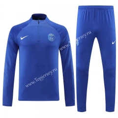 2022-2023 Paris SG Blue Thailand Soccer Tracksuit -CS