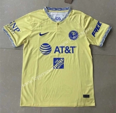 2022-2023 Club America Home Yellow Thailand Soccer Jersey AAA-818