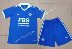 2022-2023 Leicester City Home Blue Soccer Unifrom-718