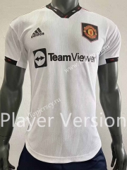Player Version 2022-2023 Manchester United White Thailand Soccer Jersey AAA-518