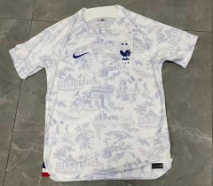 2022-2023 France Away White Thailand Soccer Jersey AAA-817