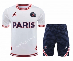 2022-2023 Paris SG White Thailand Soccer Uniform-418