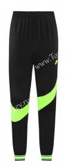 Nike Black Fluorescent Green Thailand Soccer Jacket Long Pants-LH