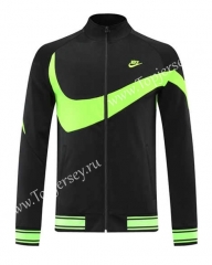 Nike Black Fluorescent Green Thailand Soccer Jacket-LH