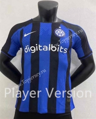 Player Version 2022-2023 Inter Milan Home Royal Blue Thailand Soccer Jersey AAA-888