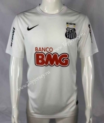 Retro Version 2012 Santos FC Home White Thailand Soccer Jersey AAA-503