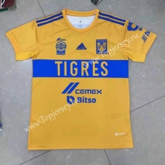 (S-3XL) 2022-2023 Tigres UANL Home Yellow Thailand Soccer Jersey AAA-818