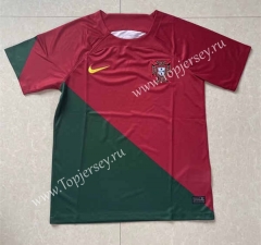(S-3XL) 2022-2023 Portugal Home Red&Green Thailand Soccer Jersey AAA-818
