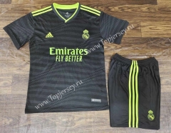 2022-2023 Real Madrid Black Soccer Uniform-709