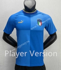 Player Version 2022-2023 Italy Home Blue Thailand Soccer Jersey AAA-888