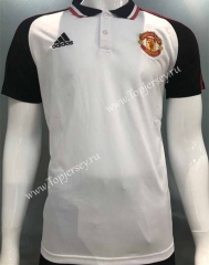 2022-2023 Manchester United White Thailand Polo Shirt-2044