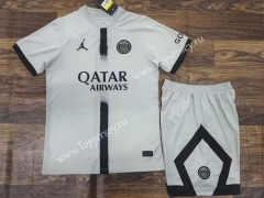 2022-2023 Paris SG Light Gray Soccer Uniform-709