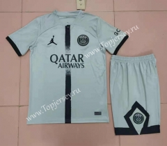 2022-2023 Paris SG Away Light Gray Soccer Uniform-718
