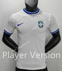 Player Version 2022-2023 Brazil White Thailand Soccer Jersey AAA-888