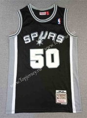 San Antonio Spurs Black #50 NBA Jersey-1380