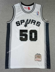San Antonio Spurs White #50 NBA Jersey-1380