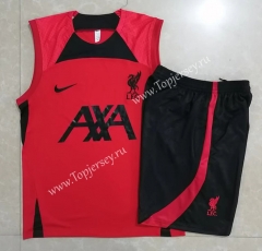 2022-2023 Liverpool Red Thailand Soccer Vest Tracksuit -815