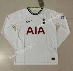 2022-2023 Tottenham Hotspur Home White LS Thailand Soccer Jersey AAA-818