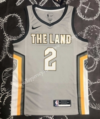 2018 Cleveland Cavaliers Gray #2 NBA Jersey-311