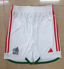 2022-2023 Mexico Home White Thailand Soccer Shorts-6794