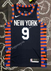 New York Knicks Black #9 NBA Jersey-311