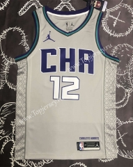 2019 Charlotte Hornets Gray #12 NBA Jersey-311