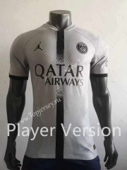 Player Version  2022-2023 Paris SG Away Light Gray Thailand Soccer Jersey AAA-518