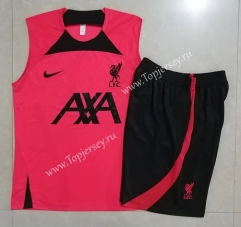 2022-2023 Liverpool Pink Thailand Soccer Vest Tracksuit -815