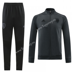 2022-2023 Arsenal Dark Gray Thailand Soccer Jacket Uniform-LH